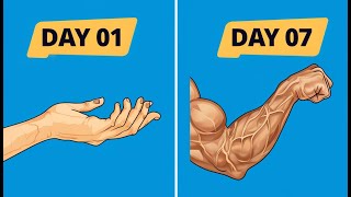 VEINY ARMS in just 3 Minutes  Hand Veins Home Workout Get Bigger Arms in 30 DAYS  Home Workout [upl. by Euqirdor441]