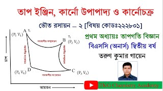 Heat EngineCarnot TheoremampCycle Physical Chemistry2 Chapter 1 ThermodynamicsBSc Hons 1st Year [upl. by Phillip]