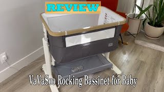 VaVaSoo Electric Rocking Bassinet for Baby Review  Is It Worth It [upl. by Rahmann]