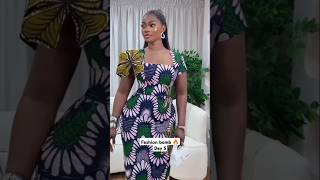 Classy and Simple Ankara midi gown outfit makeup 100daysfashioninspo ankarastyles [upl. by Seton]