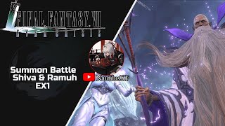 Final Fantasy VII Ever Crisis Trial of Shiva amp Ramuh EX1 [upl. by Westney]