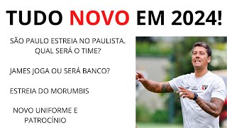 Como vai jogar o São Paulo contra o Santo André E mais camisa nova patrocínios [upl. by Earleen741]