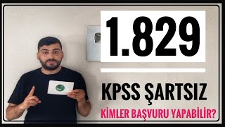 1829 İŞÇİ ALIMI  KPSS ŞARTSIZ KURA İLE ALIM MİLLİ SAVUNMA BAKANLIĞI İŞÇİ ALIMI KADRO DAĞILIMI [upl. by Aniv]