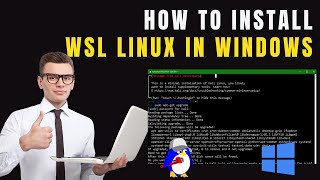 How to Install WSL Linux in Windows [upl. by Wesla]