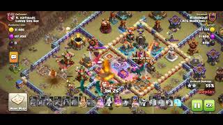 3 star th 16 vs th 16 dragon riders atk in war 2024 clash of clans [upl. by Guria79]