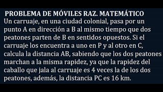 RAZ MATEMÁTICO🔴EJERCICIO DE MOVILES [upl. by Lorin]