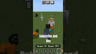 Minecraft NPC modaddon for Minecraftminecraft [upl. by Bibah411]