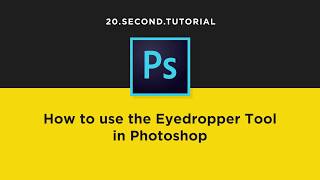 Pick and copy colors with the Eyedropper Tool in Photoshop  Adobe Photoshop Tutorial 19 [upl. by Og973]