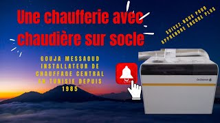 Installation de chauffage central avec chaudière sur socle [upl. by Netsrak]