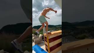 Swimming pool Driving Challenge😱 shorts [upl. by Budde]