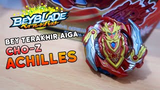 ACHILLES GENERASI KEDUA Cho Z Achilles  Beyblade Burst Malaysia [upl. by Crisey]