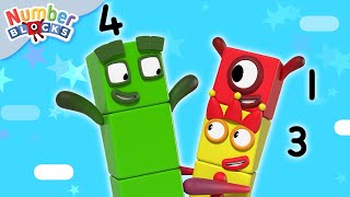 Compter amusant  Soustraction  123  Apprenez à compter  ​Numberblocks en français [upl. by Hajar119]