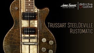 James Trussart SteelDeville Singlecut  Rust O Matic Racing Stripe [upl. by Anafetse435]