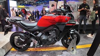 2025 YAMAHA TRACER 9 new color red Eicma Italy [upl. by Arihsay]