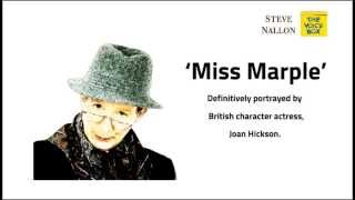 MISS MARPLE JOAN HICKSON  FROM THE STEVE NALLON VOICE BOX [upl. by Vona]