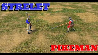 Age of Empires III Definitive Edition Pikeman vs Strelet [upl. by Salmon]