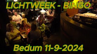 Bedum LICHTWEEK  BINGO 1192024 [upl. by Tressa908]