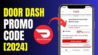 DOOR DASH PROMO CODE MARCH 2024 [upl. by Nadabas286]