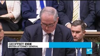 Geoffrey Cox Legal risk of Brexit backstop remains unchanged [upl. by Hteb]