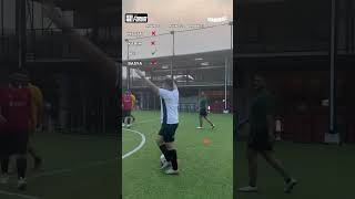 Bar nya sedih gaada yg kena 🤣geromball football tiktok footballtiktok crossbarchallenge [upl. by Alitha]