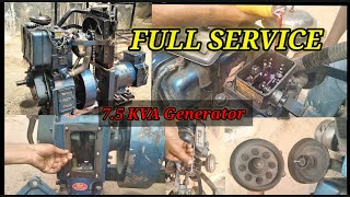 75 KVA Generator Full Service  Vidhata Generator Engine Oil Change  amarsoundakdonigiridih [upl. by Ahseet]