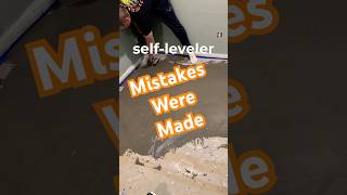 Is Self Leveling Concrete Fool Proof diy concrete mistakes [upl. by Amethyst203]