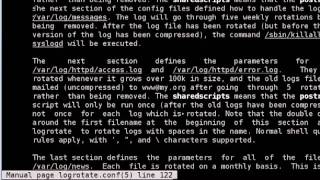 LINUX openSUSE and logrotate [upl. by Dnamra]
