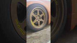 350z with MOMO heritage 6 wheels 350z vlog shorts [upl. by Yursa]