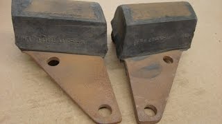 758081 758082 NOS GM MOTOR MOUNTS 1948 1956 OLDSMOBILE REAR SUPER 88 STARFIRE [upl. by Alhahs]