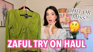 ZAFUL TRY ON HAUL hit or miss  Jessica Melgoza [upl. by Yelram770]