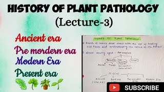 Plant pathology Lecture3 History of Plant Pathology plantpathology mscbotany [upl. by Ange442]