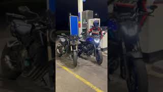 Yamaha MT07 vs Honda CB650R 🔥😮‍💨 [upl. by Idnak555]