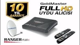 Goldmaster Ranger HD Plus Uydu Alıcısı 10 Yıl Garanti Oha [upl. by Ahcsim564]