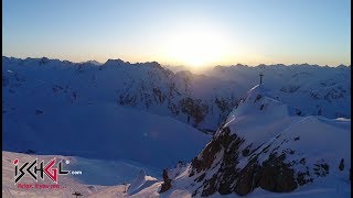 Greitspitze IschglSamnaun Sonnenuntergangsflug mit Drohne am 24032018 [upl. by Killigrew]