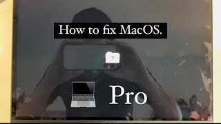 How to reinstall MacOS with errors on MacBook Pro macbook howto macos [upl. by Iggem]