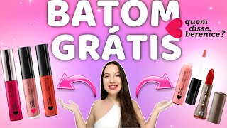 😍 como ganhar um BATOM GRÁTIS da Quem Disse Berenice 💕💄 [upl. by Adnwahsor298]