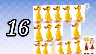 Learn Number Names 11 to 20  Number spelling Eleven toTwentyCounting with Numbers and Objects [upl. by Fionnula]