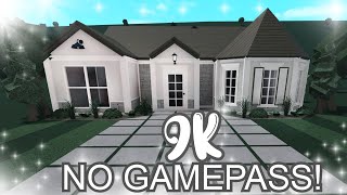 BLOXBURG9K Family House No Gamepass [upl. by Anwahsit769]