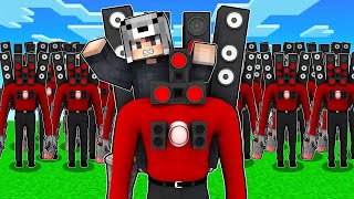 TITAN SPEAKERMAN ORDUSUNU YÖNETTİM 😱  Minecraft [upl. by Leveroni861]