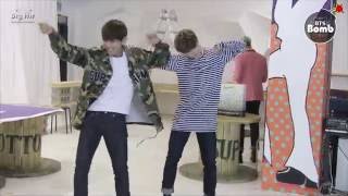 BANGTAN BOMB Free dance time with JIMIN amp V  BTS 방탄소년단 [upl. by Aderb]