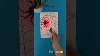 DIY interactive “Spider trap” card Easy paper circuit project tutorial for beginners stemteacher [upl. by Lexy]