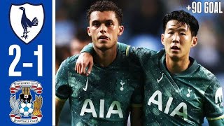 Tottenham vs Coventry 21 Highlights amp All Goals [upl. by Satterfield]