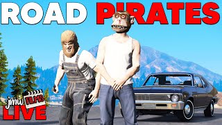 🔴ROAD PIRATES  KILLER CLOWNS  GTA 5 RP [upl. by Yaja]