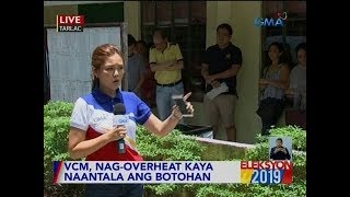 Eleksyon2019 VCM nagoverheat kaya naantala ang botohan [upl. by Buonomo770]