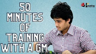 50 minutes of high class positional chess training with a GM  ft Debashis Das [upl. by Adnulahs877]