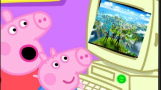 Peppa plays Fortnite [upl. by Burford861]