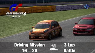 Gran Turismo 4 SPEC II  Driving Mission 16  20 3 Lap Battle  Playthrough [upl. by Derman]