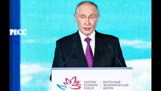 Lintervento di Vladimir Putin al 9° Eastern Economic Forum di Vladivostok [upl. by Otreblada]