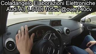 Elaborazione Audi A1 16 tdi 105cv  ​ COLADANGELO REMAPS® [upl. by Ynes]