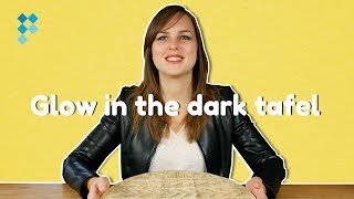 CreaChick maakt een glowinthedark tafeltje  DIY tutorial [upl. by Esimehc]